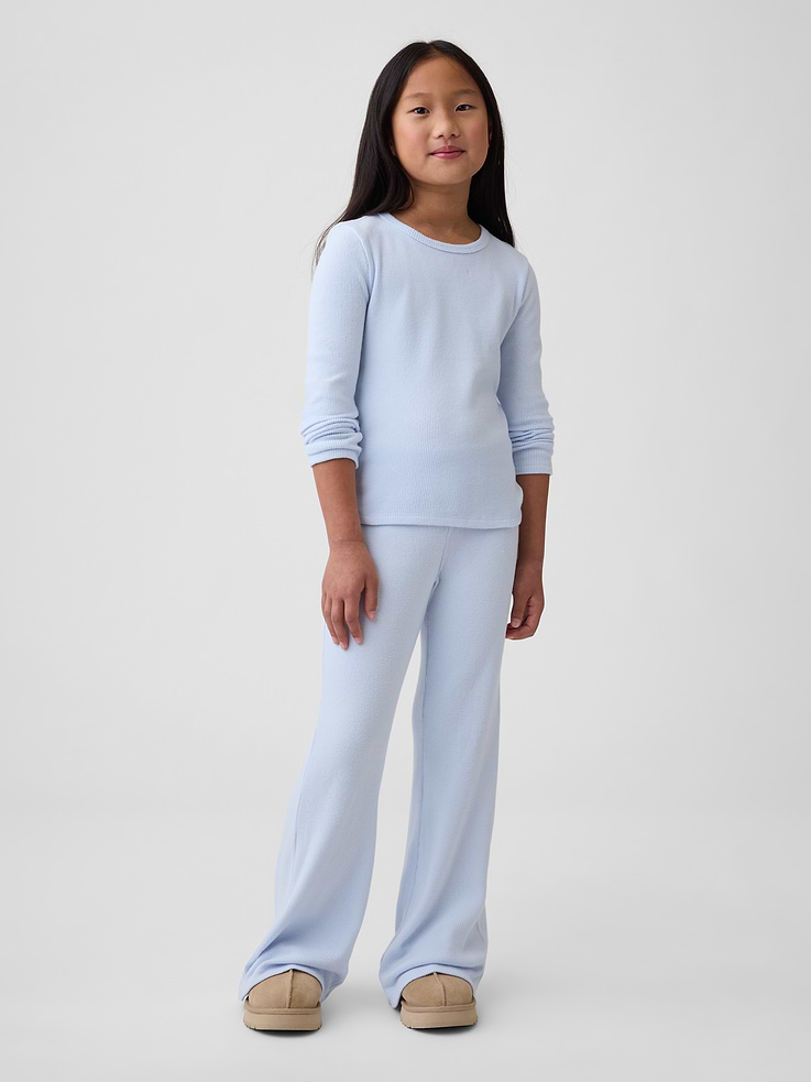 Image 1 of 4, This product is made with/contains 96% recycled polyester. Compared to virgin materials, using recycled materials helps reduce resource use and waste., Soft waffle knit., Elasticized waist., This product was made in a factory that invests in gender equity and women’s empowerment through RISE. Learn more at, Product #1187017