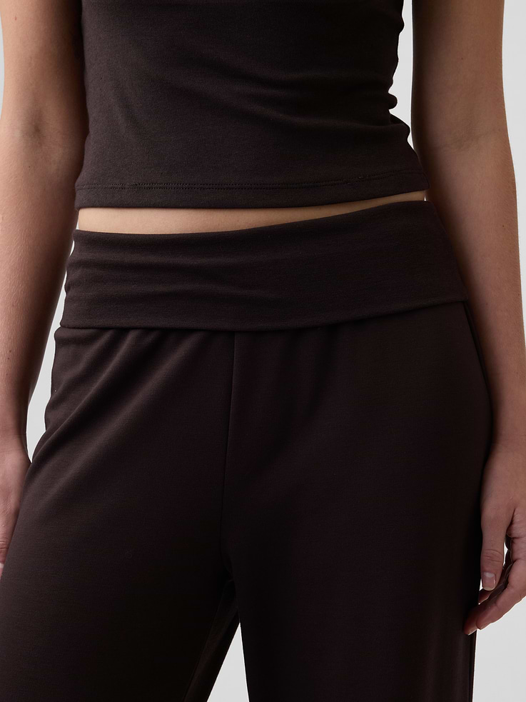 Image 4 of 5, CloudLight Pull-On Foldover Sweatpants