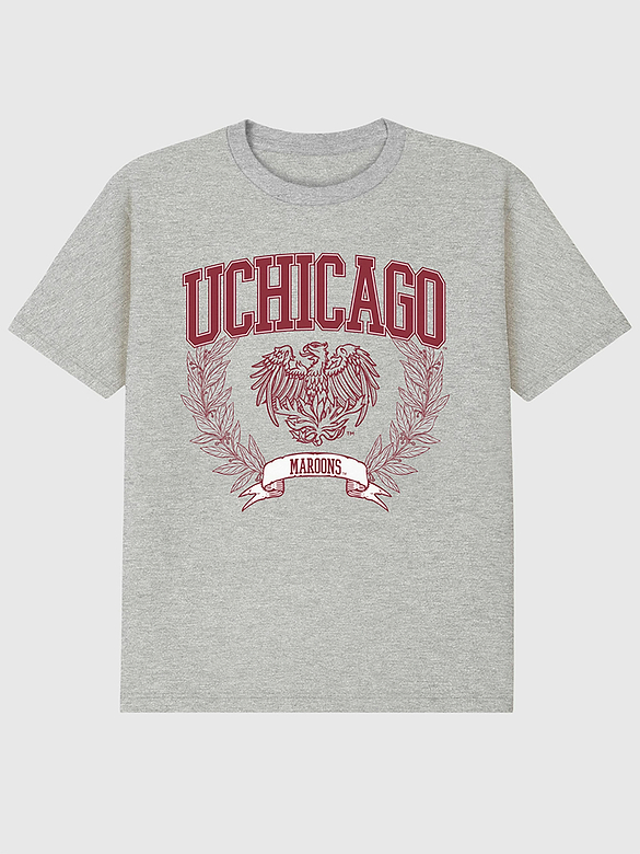 University of Chicago Laurels Dark Graphic T-Shirt