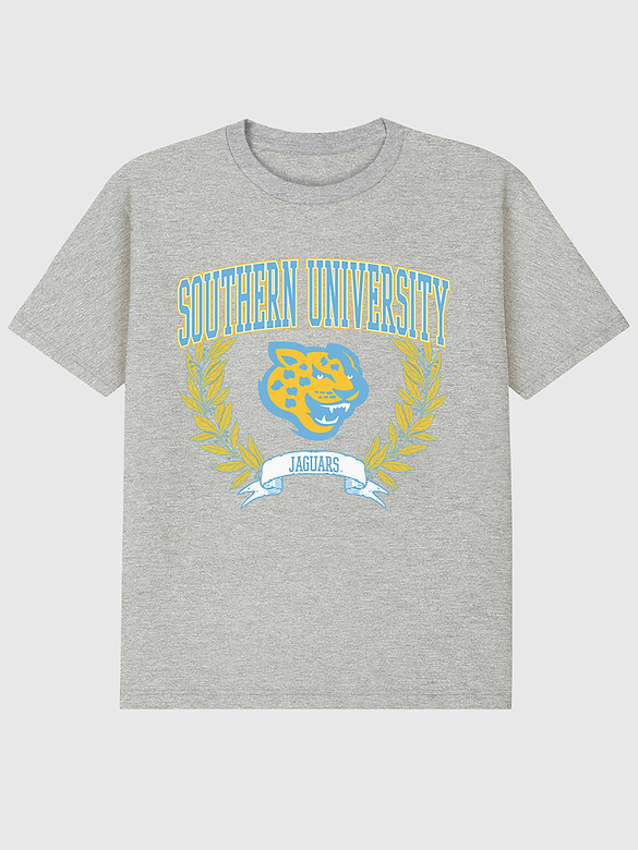 Southern University Laurels Dark Graphic T-Shirt