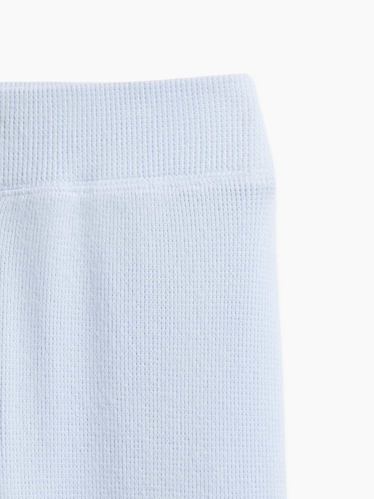 Image 4 of 4, Kids Recycled Waffle-Knit Flare Leggings