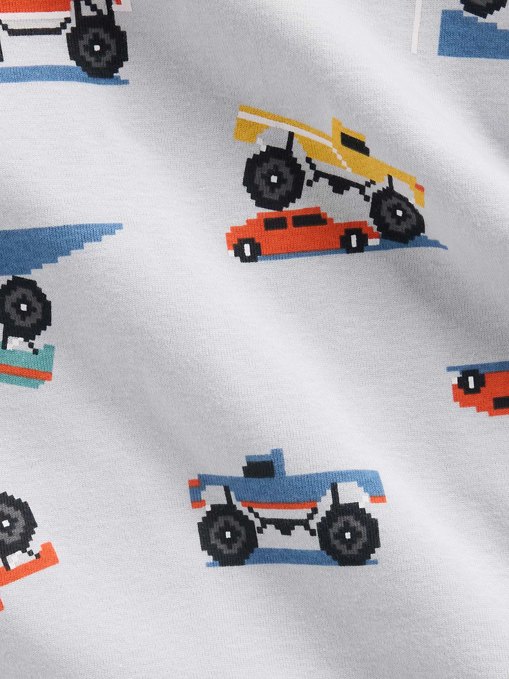Image 2 of 2, babyGap Monster Truck Print PJ Set