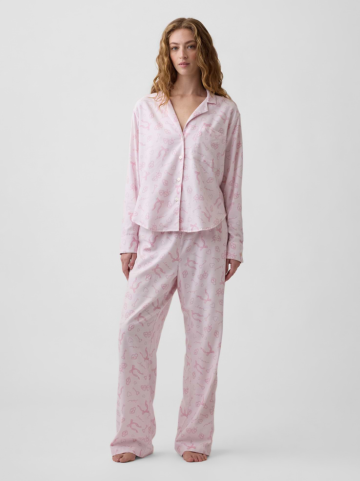 Image 3 of 4, Flannel PJ Shirt