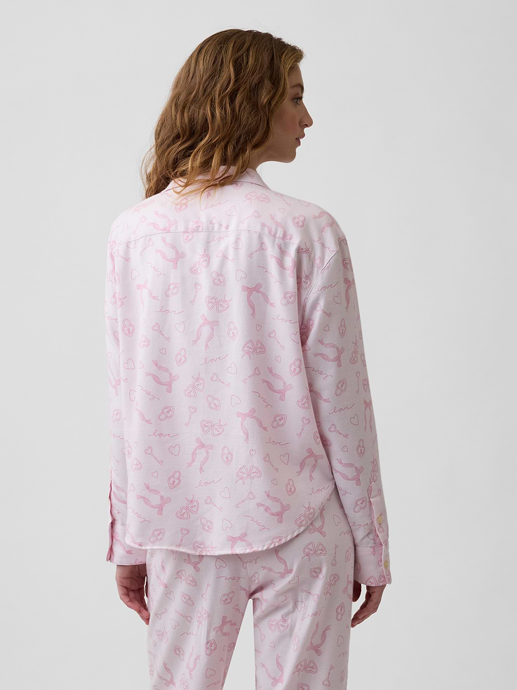 Image 2 of 4, Flannel PJ Shirt