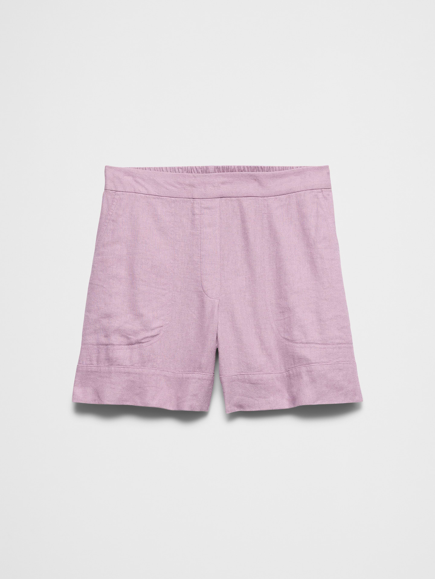 Image 4 of 7, Anyday Linen-Blend High-Rise Short