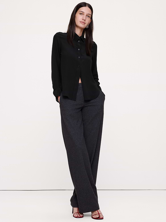 Matte Silk Shirt