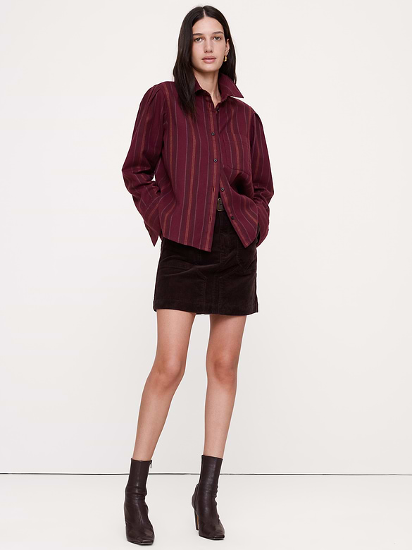 Relaxed Flannel Utility Shirt