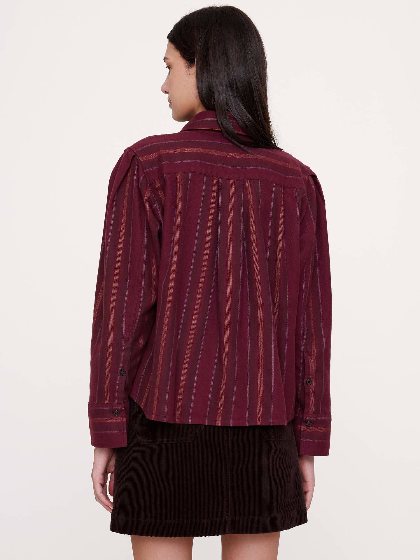 Image 2 of 8, Relaxed Flannel Utility Shirt