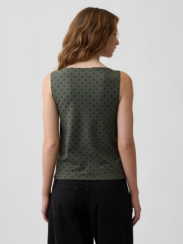 Image 2 of 5, Sleeveless Velour Top