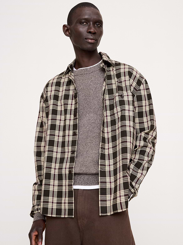 Relaxed-Fit Washed Cotton Poplin Shirt