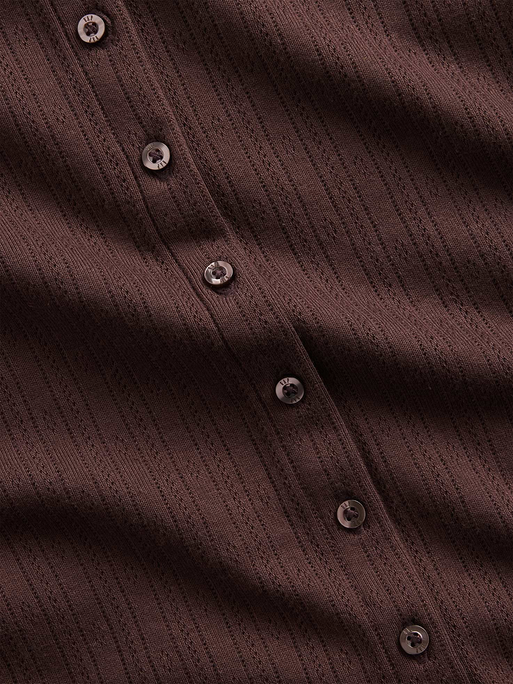 Image 4 of 5, Pointelle Cardigan