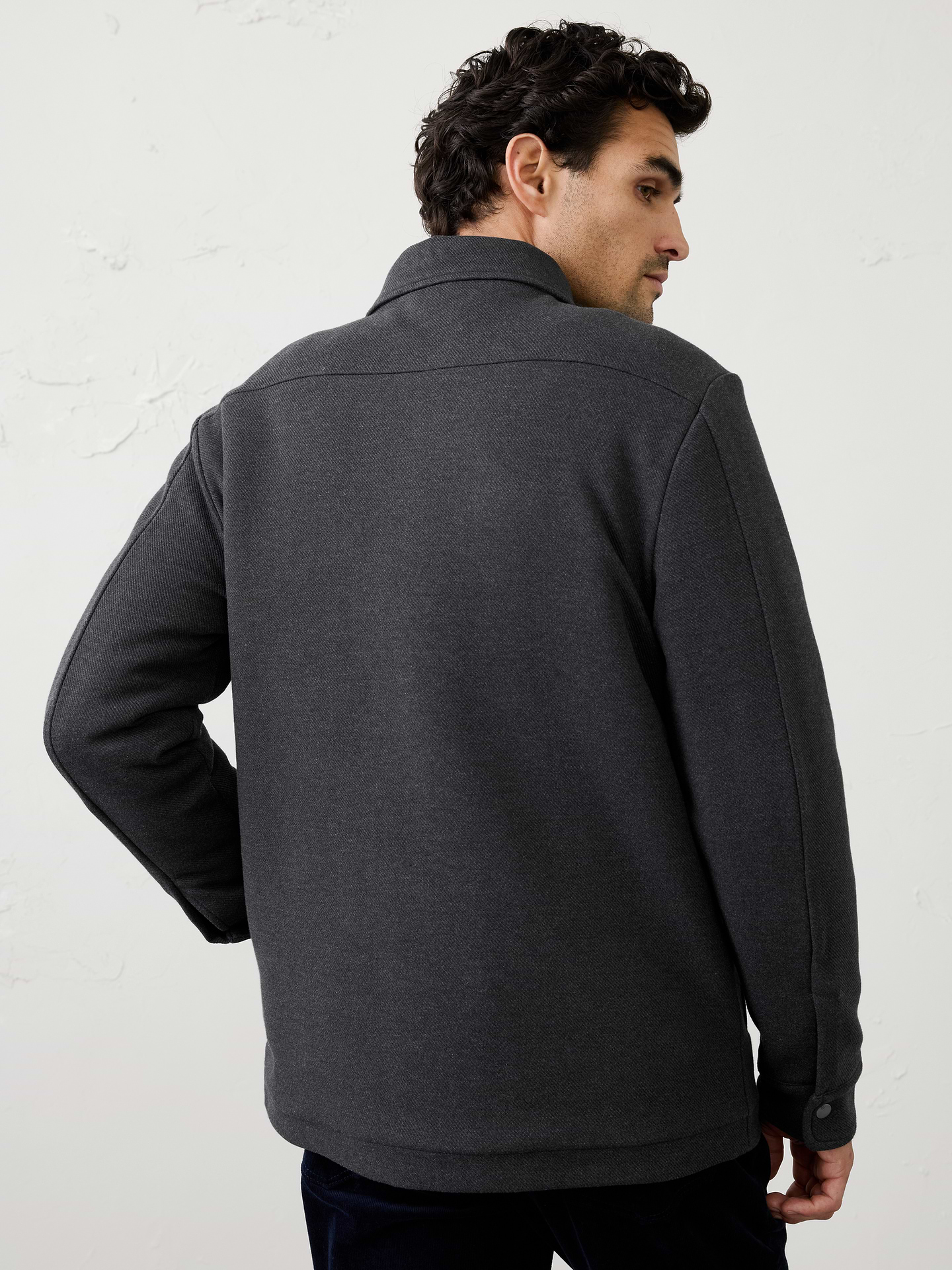 Image 2 of 3, Sherpa-Lined Shirt Jacket