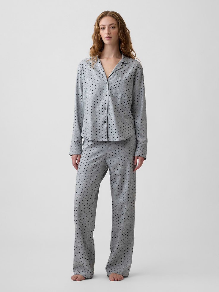 Image 3 of 4, Flannel PJ Shirt
