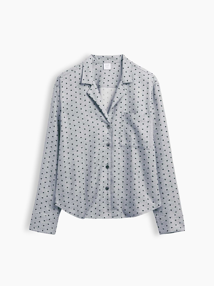 Image 4 of 4, Flannel PJ Shirt