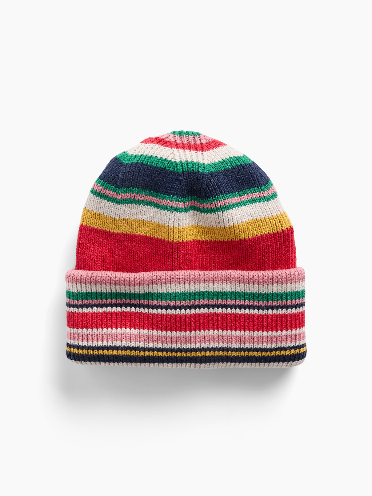 Kids 100% Cotton Happy Stripe Beanie