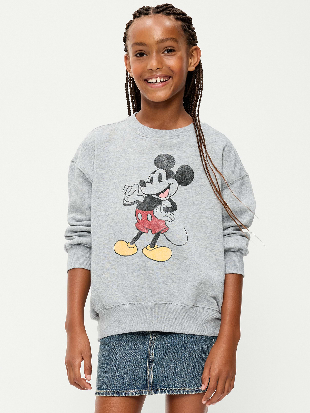 Disney© Minnie Mouse Oversized Tunic Sweatshirt for Girls