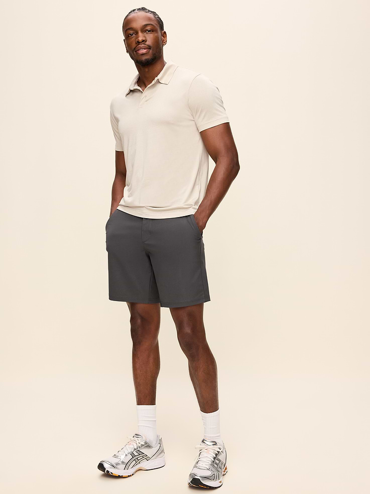 Image 2 of 4, Tech Hybrid Chino Shorts -- 8-inch inseam