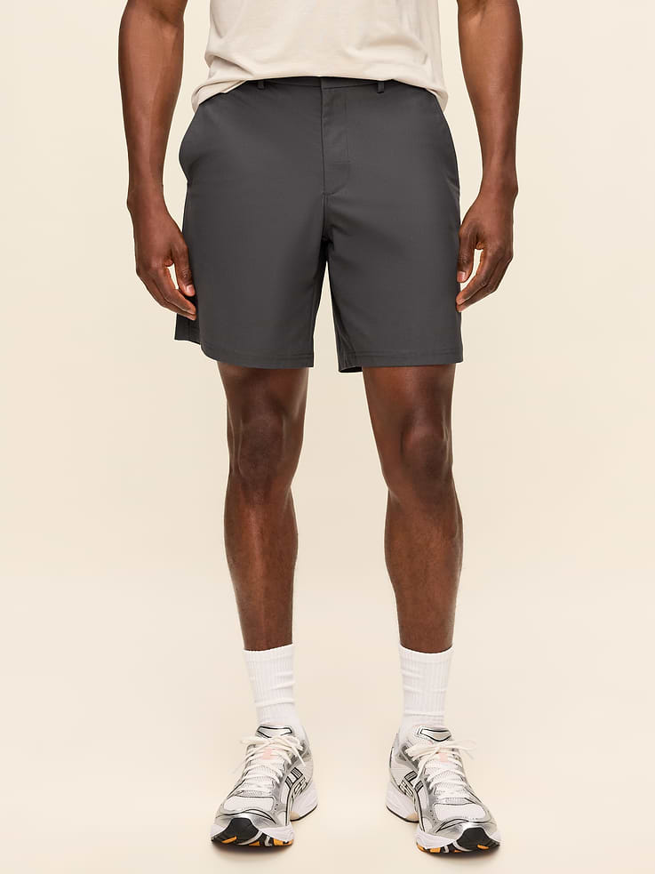 Image 1 of 4, Make your moves in Old Navy Sport's Tech Hybrid: A smart-casual fabric that's sweat-wicking and wrinkle-resistant., snap front, belt loops, zip fly, front pockets, single back welt pocket, left stash pocket, Product #887903