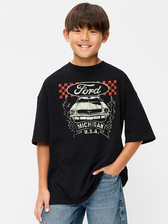 Ford ™ Oversized Gender-Neutral Graphic T-Shirt for Kids