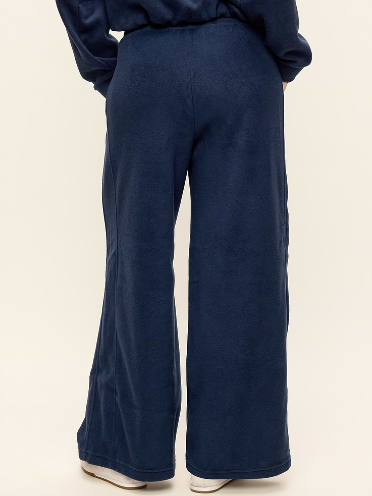 Image 7 de 8, Pantalon jambe large en Molleton performance à taille très haute