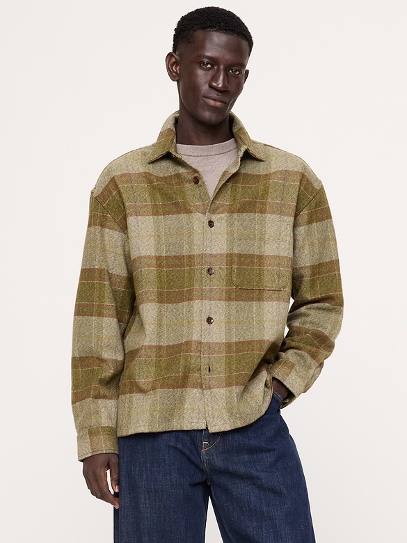 Relaxed-Fit Flannel Shirt