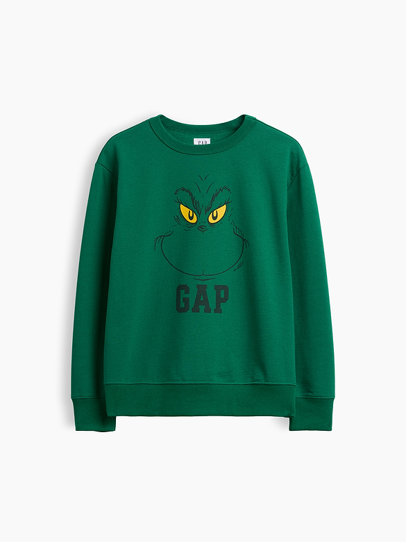GapKids How the Grinch Stole Christmas Relaxed Logo Sweatshirt