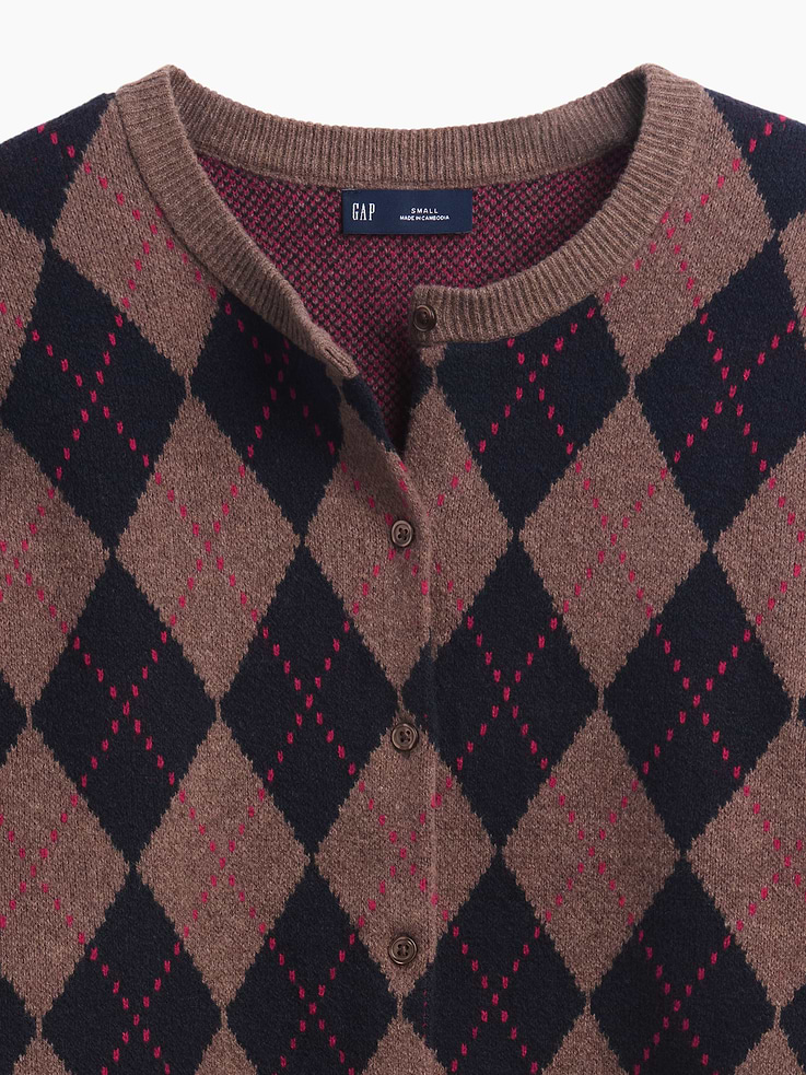 Image 4 of 5, CashSoft Crop Cardigan