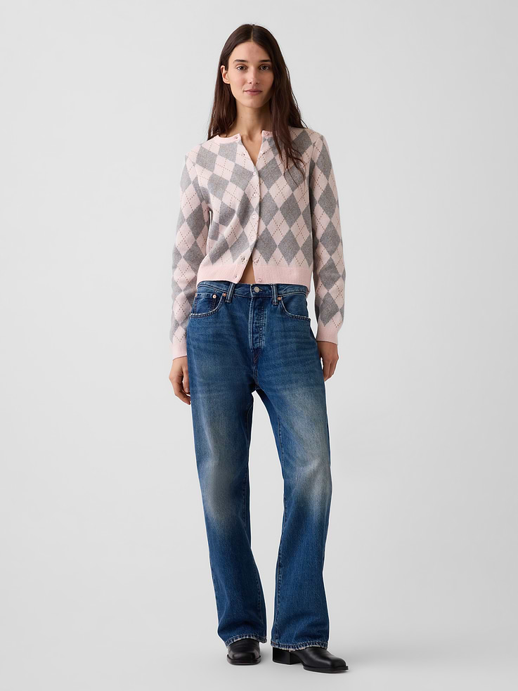 Image 2 of 5, CashSoft Crop Cardigan