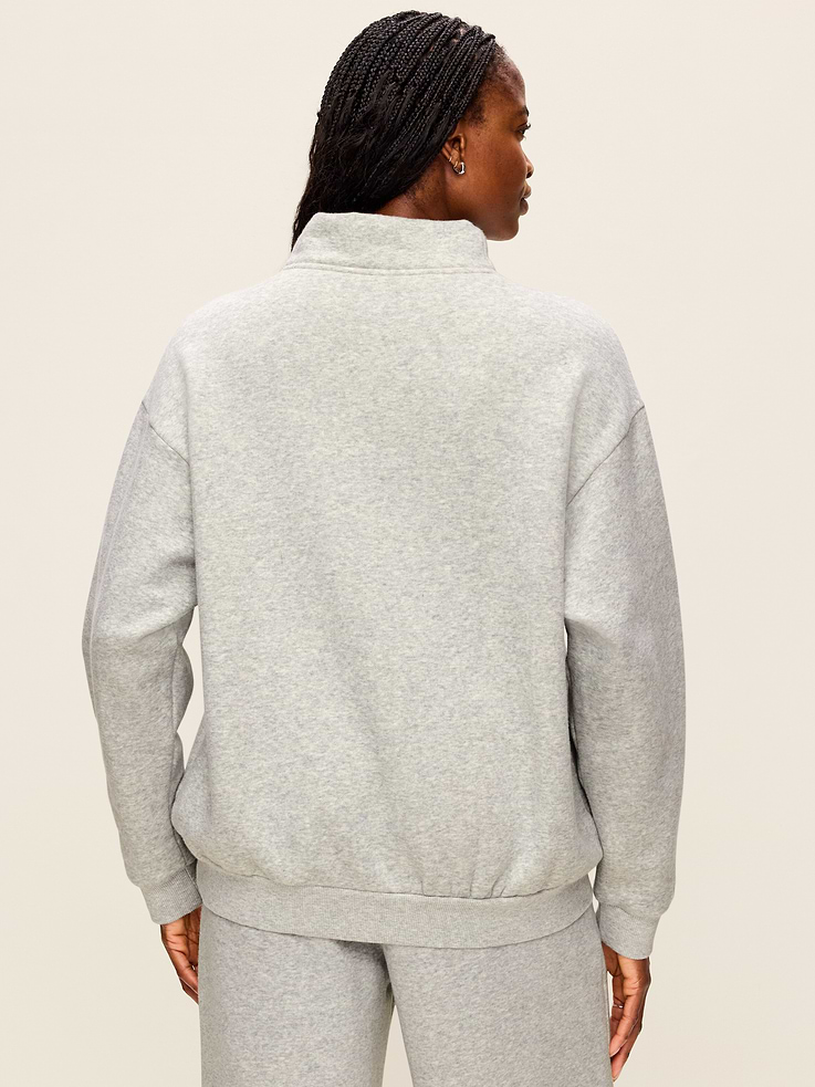 Image 2 of 8, Baseline Fleece Mock-Neck Sweater