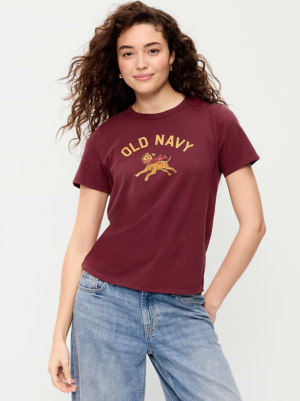 EveryWear Crew-Neck Graphic T-Shirt