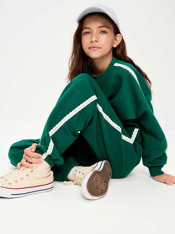 Favorite Fleece High-Waisted Jogger Sweatpants for Girls