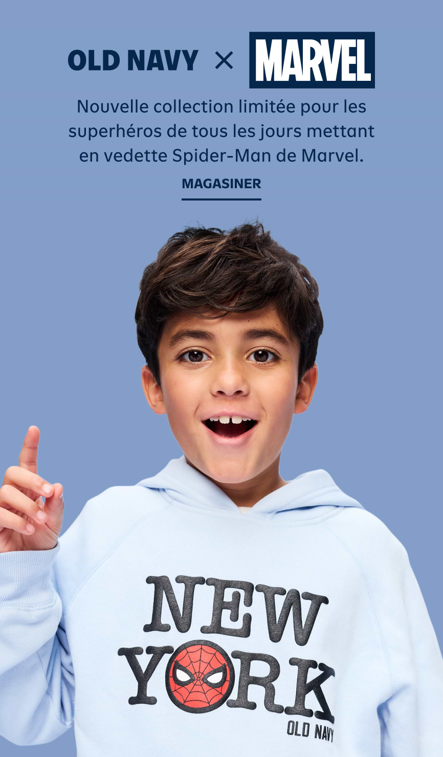 Old Navy x Marvel. Magasiner.
