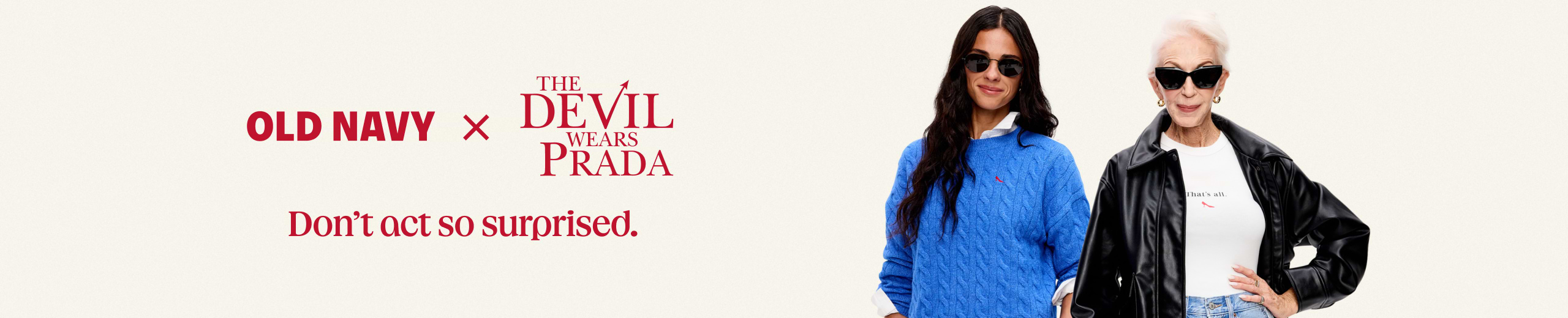 Old Navy x The Devil Wears Prada. Shop now.