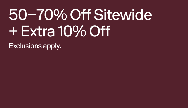 50-70 off sitewide + extra 10 off
