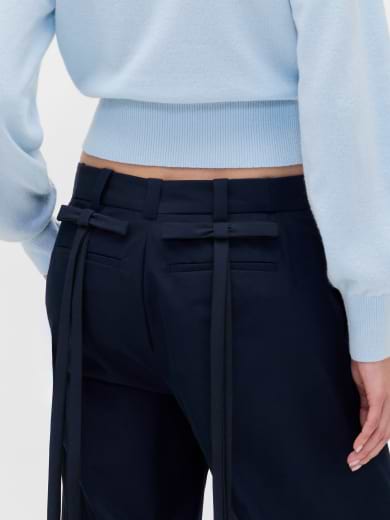 Mid Rise Bow-Back 
Khakis alt