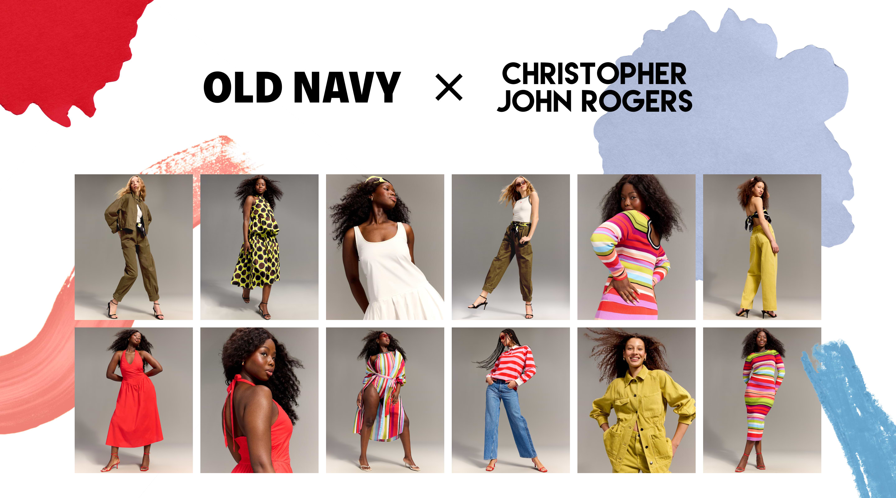 a collage of women in various poses and outfits