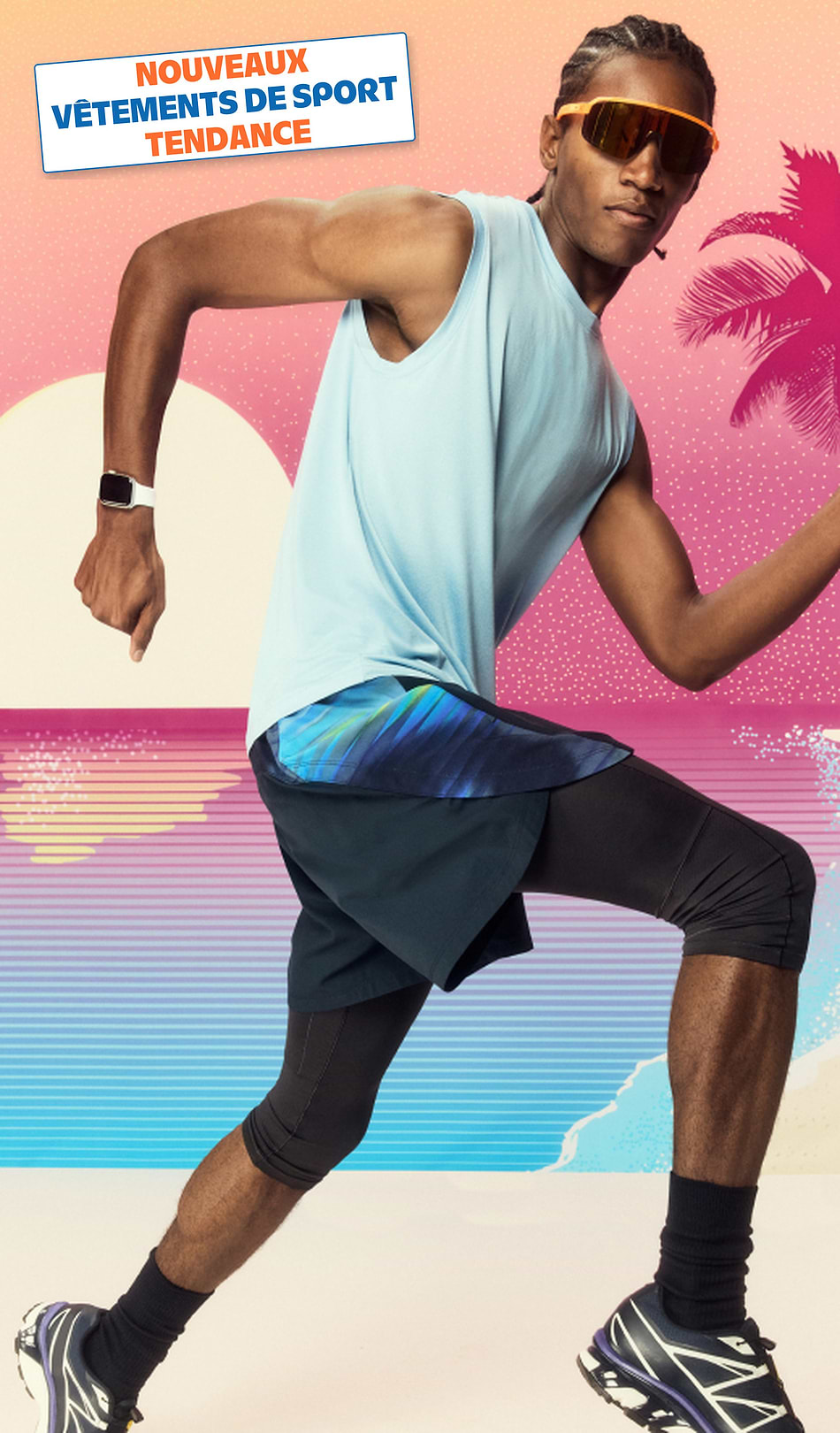 Nouveaux vêtements de sport tendance.