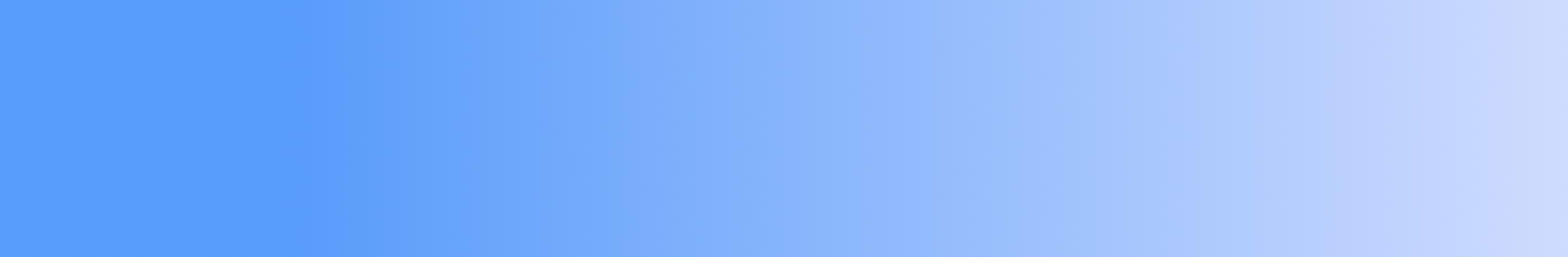 Horizontal blue gradient background fading from medium blue on the left to pale blue on the right.