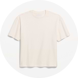 Image of a tan shirt.