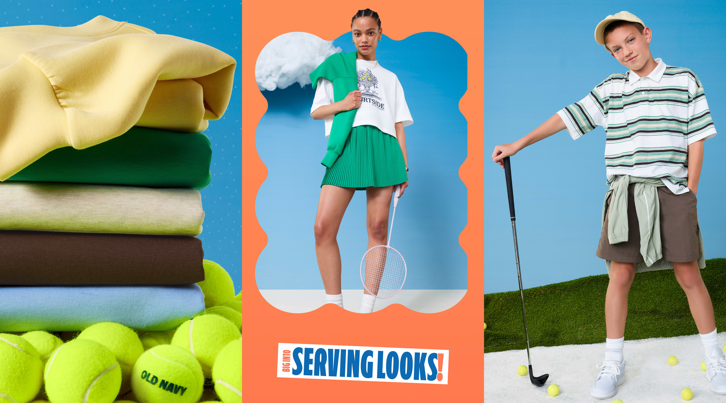 Big into serving looks! Tennis and golf-inspired pieces giving country club chic. And not a membership fee in sight. 