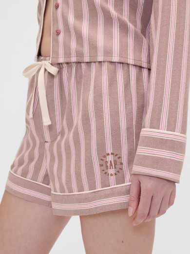 Flannel Stripe PJ Boxer Shorts