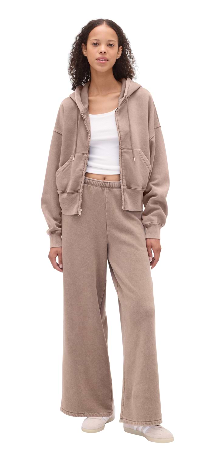 brown matching fleece sets