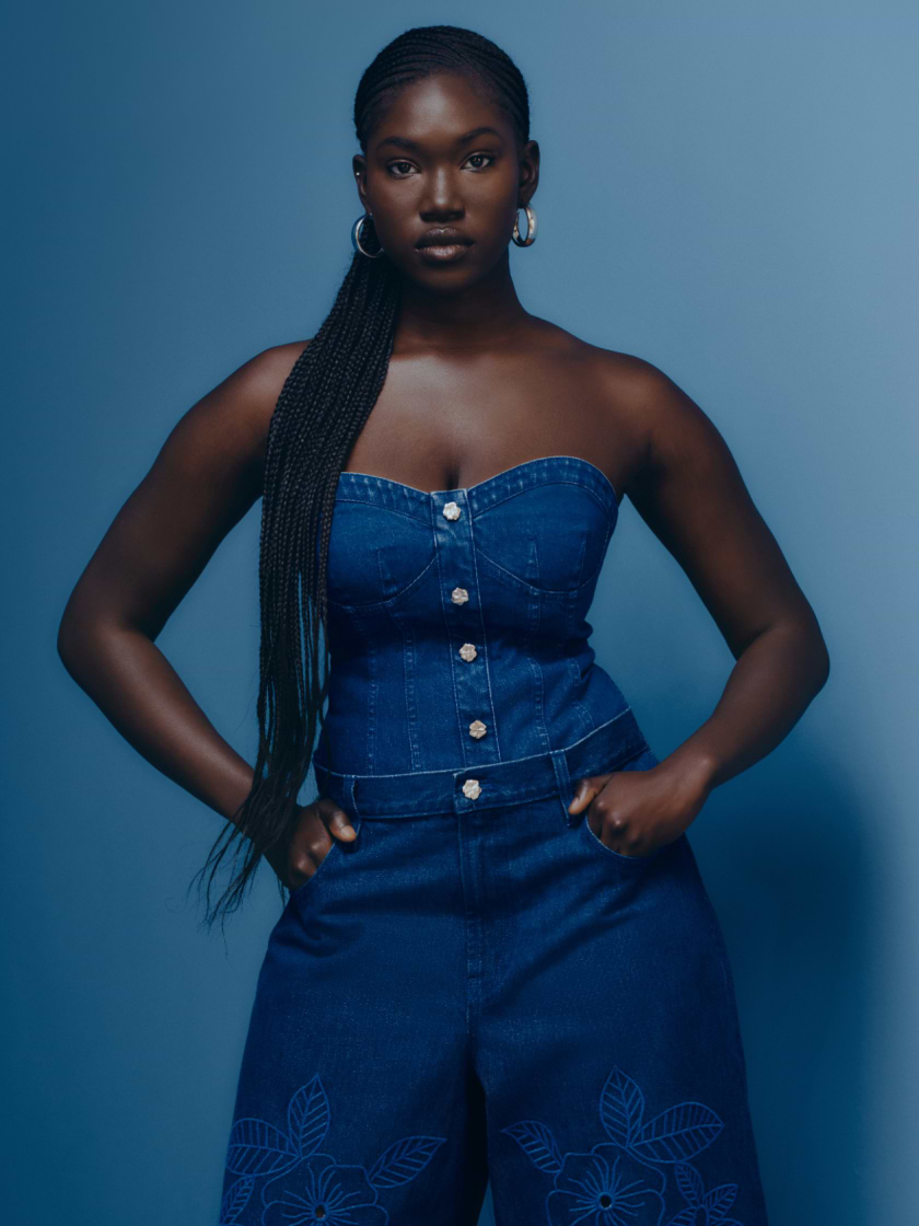 The Denim Corset Top