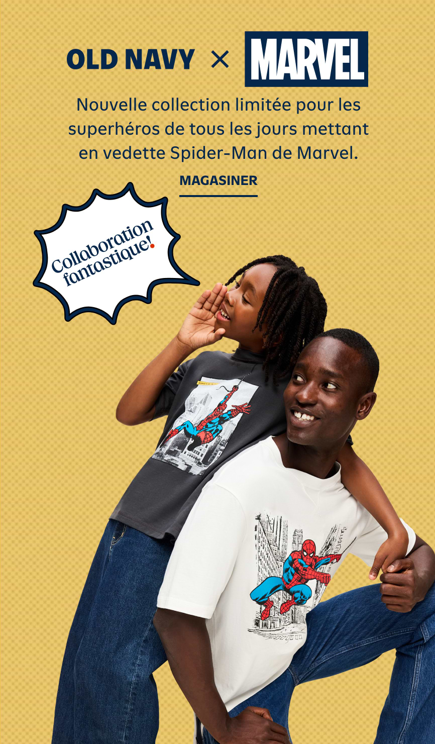 Old Navy x Marvel. Magasiner.