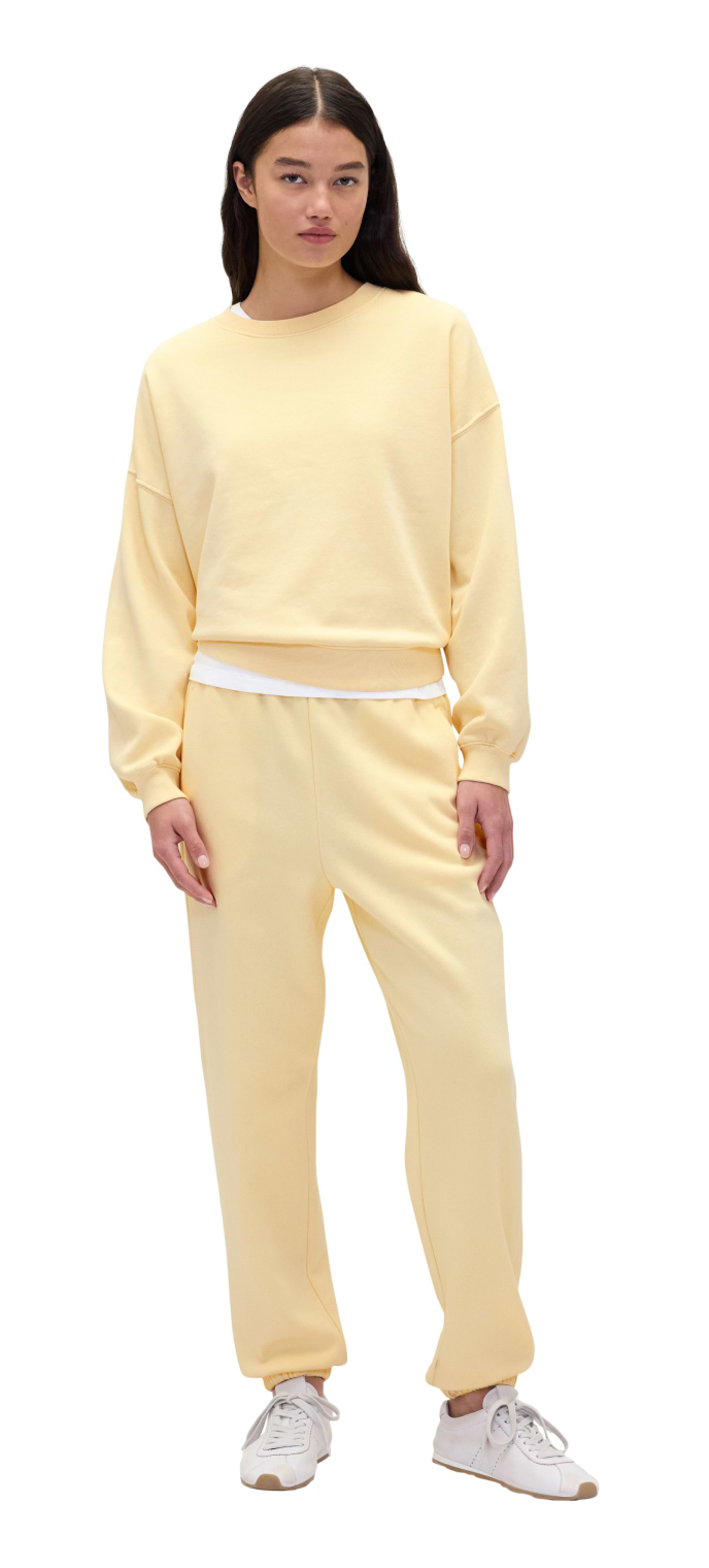 yellow matching fleece sets