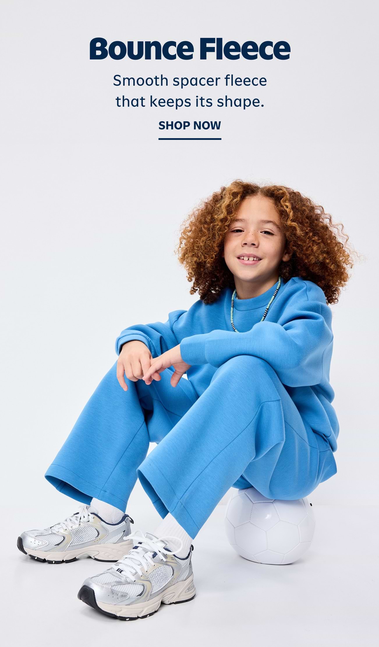 Bounce fleece. Smooth spacer fleece that keeps its shape. Shop now.