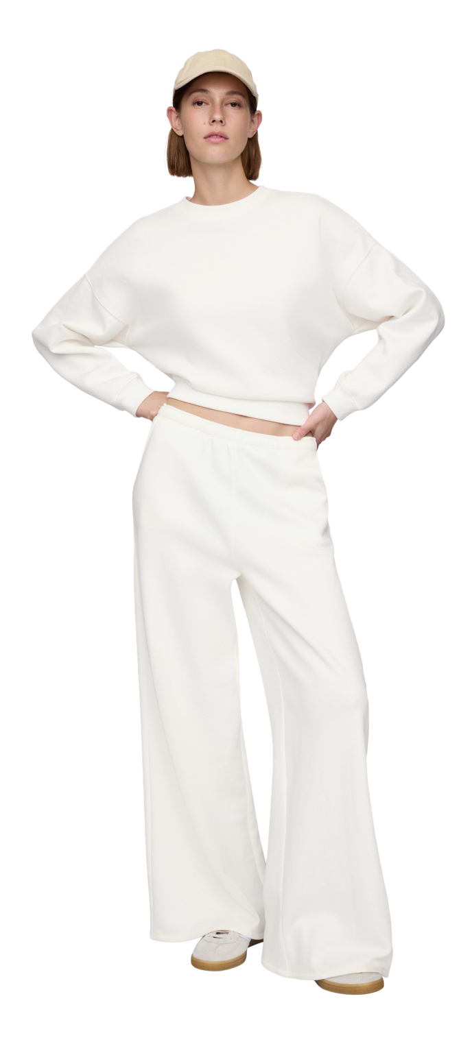 white matching fleece sets