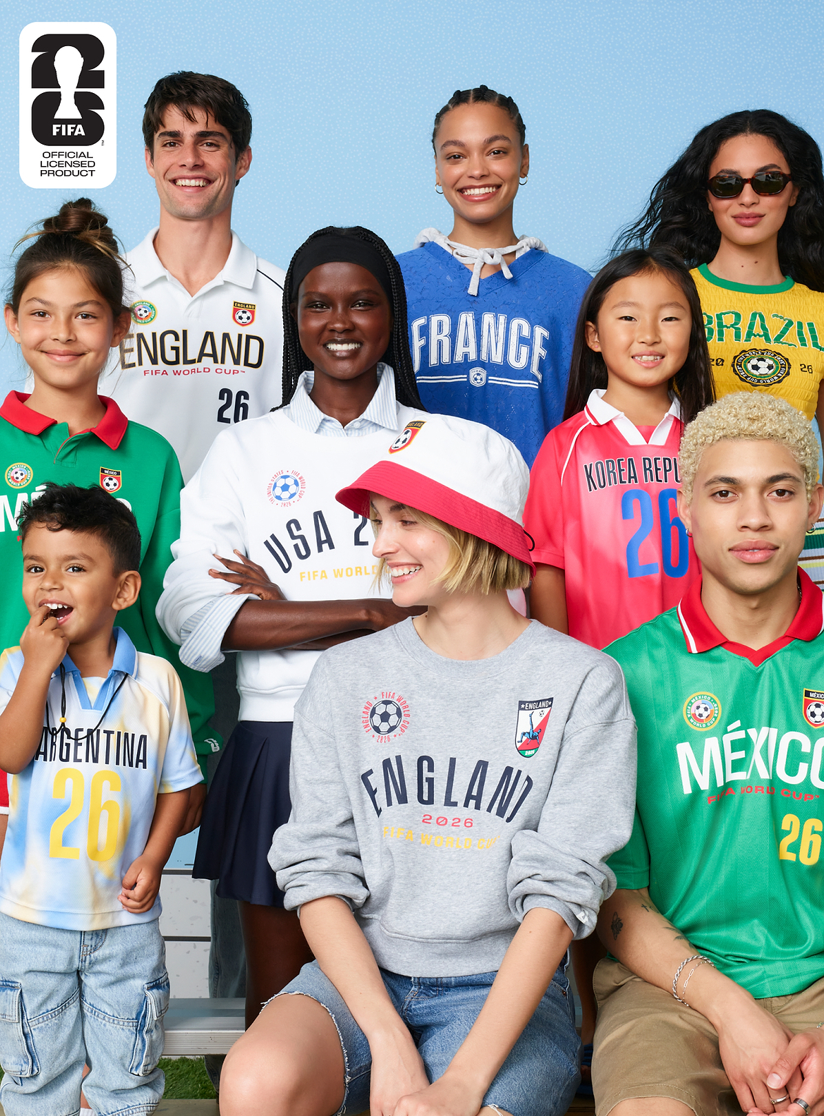 FIFA world cup gear.  Pick a look to pair with a bit of playful trash talk.