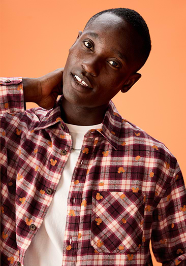 Image of a model wearing the Old Navy x Disney Haunted Harvest collection.