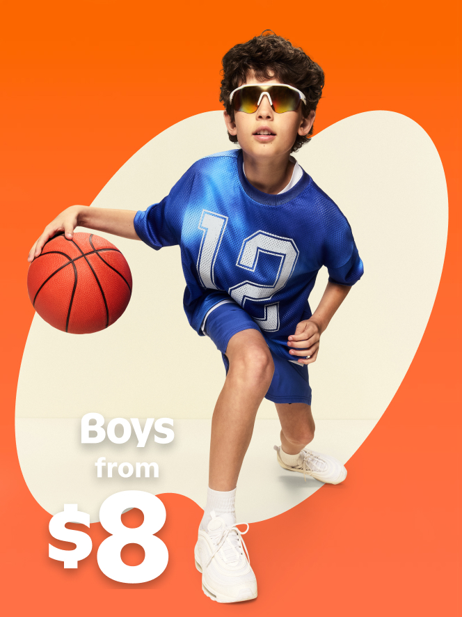 Shop boys active from $8.